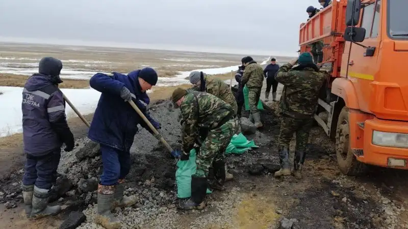 Подготовка Костанайской области к паводковому периоду 2023 года, фото - Новости Zakon.kz от 17.03.2023 20:23