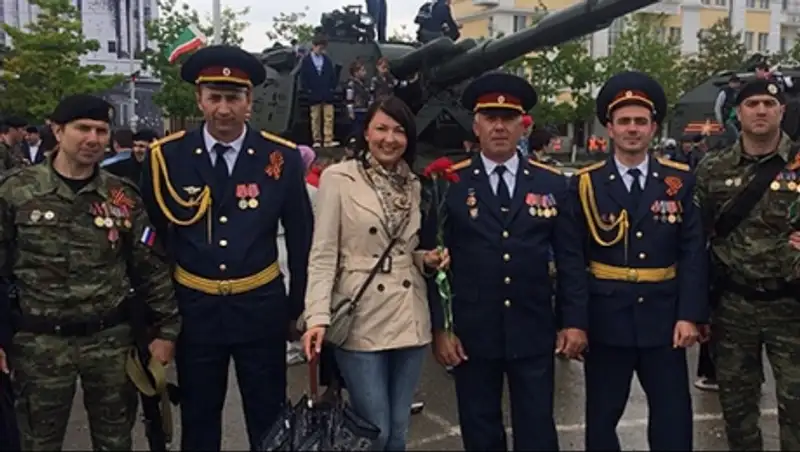 На параде Победы в Грозном "взяли Рейхстаг"