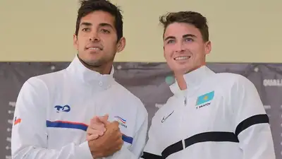 Тимофей Скатов открывает противостояние между Казахстаном и Чили в Кубке Дэвиса, фото - Новости Zakon.kz от 04.02.2023 09:55