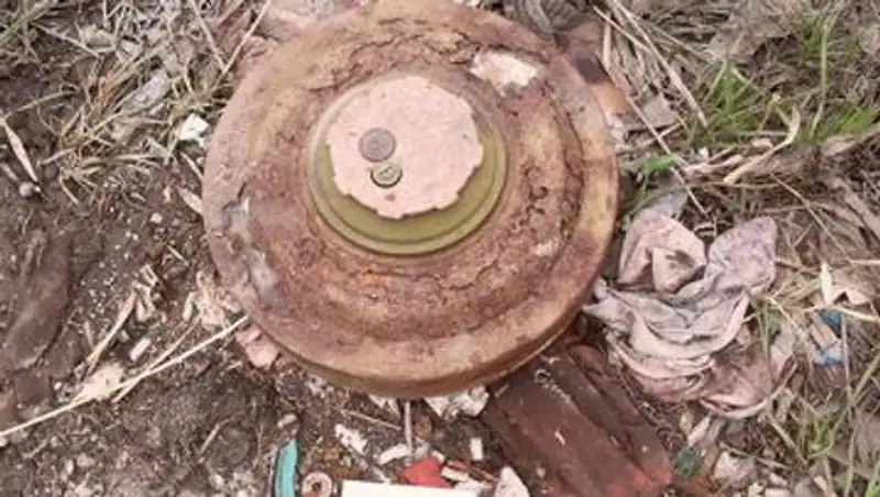 Учебную мину обнаружили во дворе жилого дома в Костанайской области