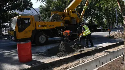 Участок улицы Московская в Астане закрыли на ремонт, фото - Новости Zakon.kz от 09.07.2023 15:51