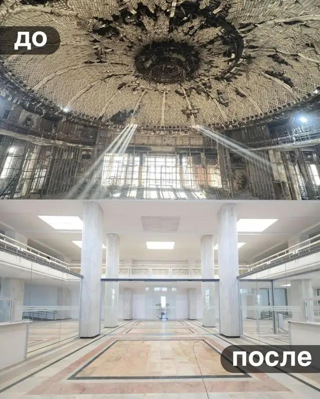 как выглядит восстановленный акимат Алматы, фото - Новости Zakon.kz от 03.10.2023 13:57