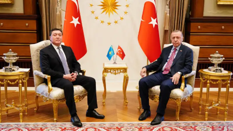 Аскар Мамин встретился с Реджепом Эрдоганом