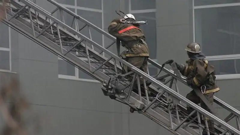 В Астане произошел пожар в ЖК "Номад"