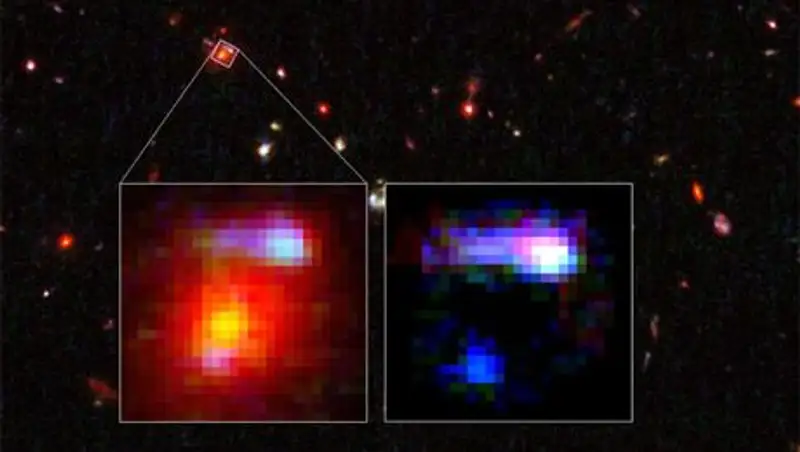 Телескоп Hubble нашел во Вселенной самую далекую галактику-линзу