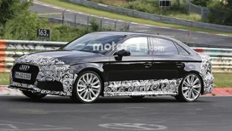 Audi протестировала в Нюрбургринге «заряженный» седан RS3