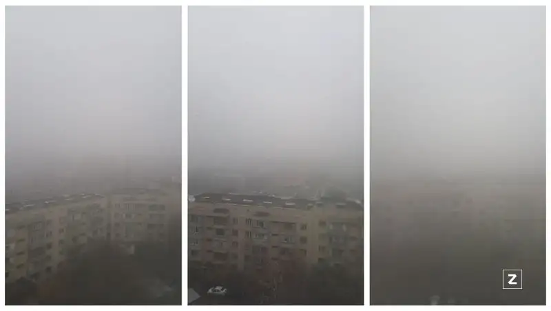 алматы, туман, фото - Новости Zakon.kz от 05.01.2022 10:31