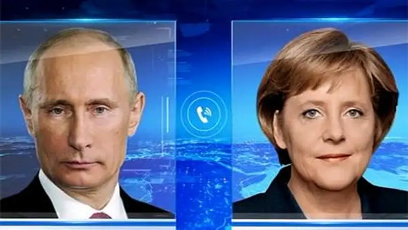 Путин и Меркель обсудили ситуацию на Украине