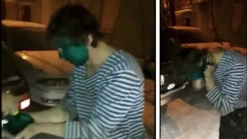 Таксисты заставили клиента умыться зеленкой