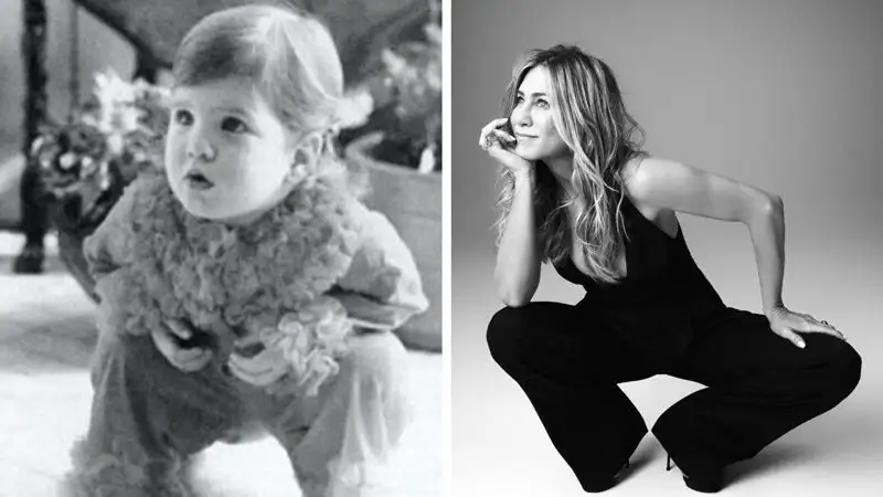 Дженнифер Энистон показала поклонникам свою детскую фотографию
