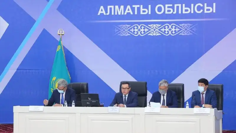 Алматинский областной акимат подвел итоги за полугодие