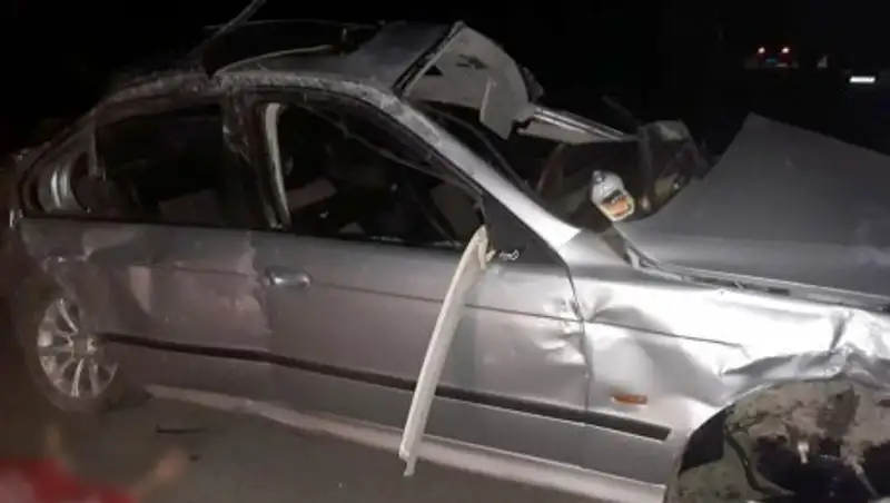 Казахстанцы попали в ДТП на трассе в России