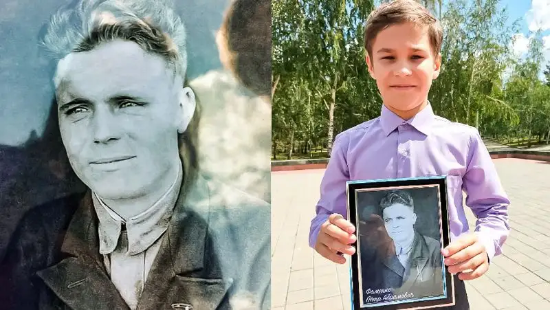 Внук героя, фото - Новости Zakon.kz от 12.07.2022 14:57