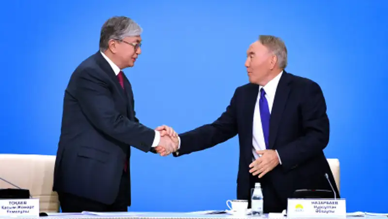 Фотоотчет XIX внеочередного съезда партии "Nur Otan"