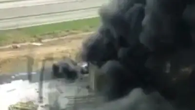 нур-султан, стройка, пожар, дым, дчс, комментарий, фото - Новости Zakon.kz от 29.04.2022 17:34