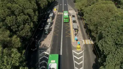 В Алматы три автобуса временно изменят схему движения из-за съемок фильма, фото - Новости Zakon.kz от 02.02.2023 18:07