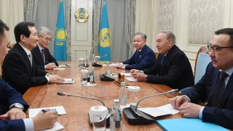 Назарбаев встретился со спикером Национальной Ассамблеи Республики Корея