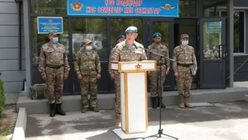 Молодые офицеры прибыли в десантно-штурмовые войска Алматинского гарнизона