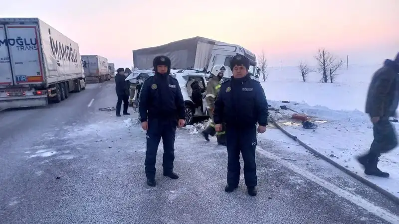 В Костанайской области в аварии погибли близнецы и их мать