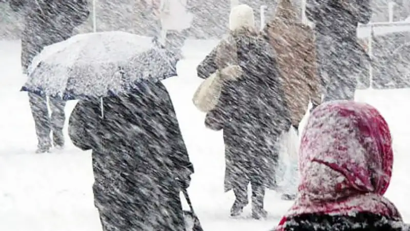 В Нур-Султане за ночь выпала полумесячная норма осадков