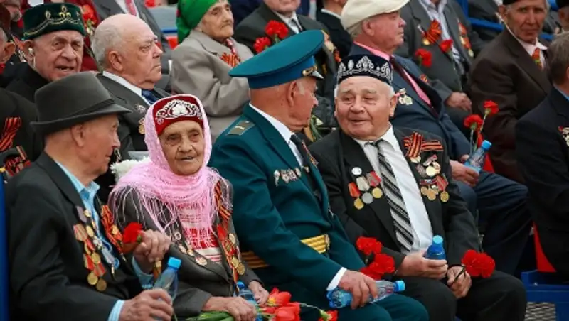 Ветеранам ВОВ к 70-летию Победы было  выделено 8,4 млрд тенге