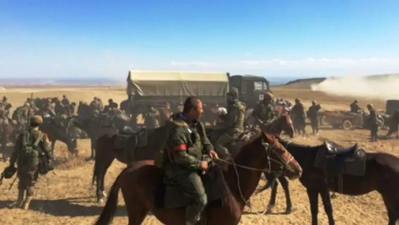 Қазақ жауынгерлері ат үсті ұрысқа дайындала бастады