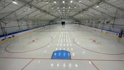 В Кокшетау построили современную крытую ледовую арену