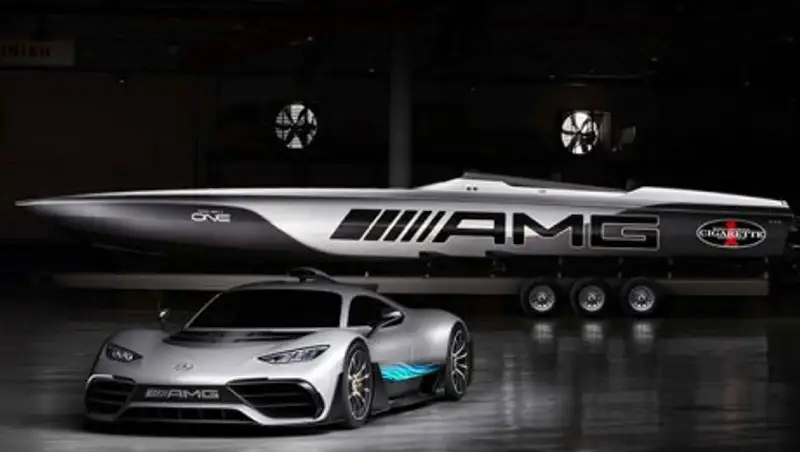 Самый мощный Mercedes-AMG стал шестиместной лодкой