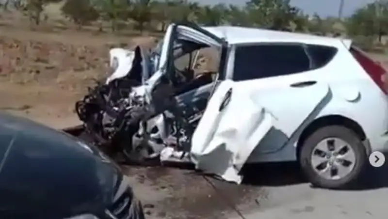 В Сети появилось видео смертельного ДТП в Павлодарской области