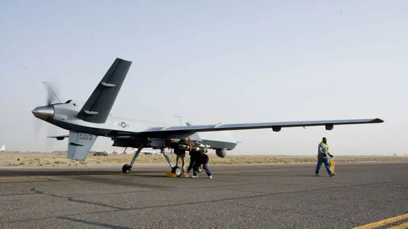 В МО РФ прокомментировали крушение американского БПЛА MQ-9 в Черном море