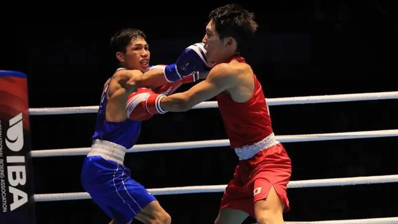 Санжар Ташкенбай выиграл "золото" молодежного ЧА-2023 по боксу