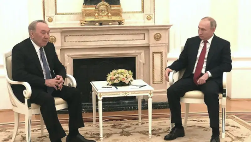 Назарбаев и Путин встретились в Москве