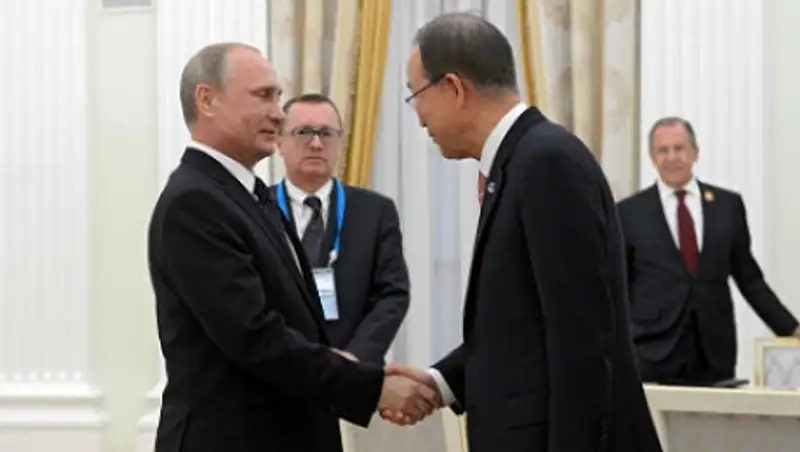 Пан Ги Мун отметил вклад Путина в сохранение у россиян приверженности миру