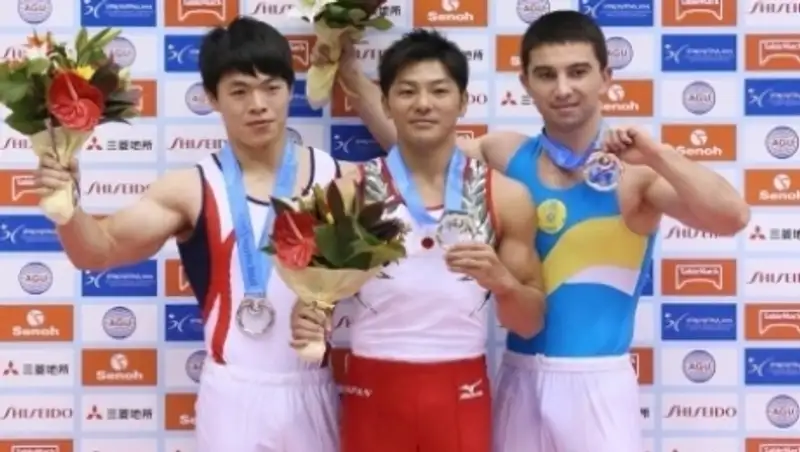Казахстанский гимнаст завоевал «бронзу» на чемпионате Азии в Хиросиме