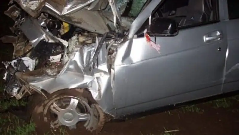 Женщина погибла в ДТП с участием «Лады» и «Камаза» в Костанайской области