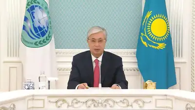 Выступление на заседании ШОС, фото - Новости Zakon.kz от 04.07.2023 14:16