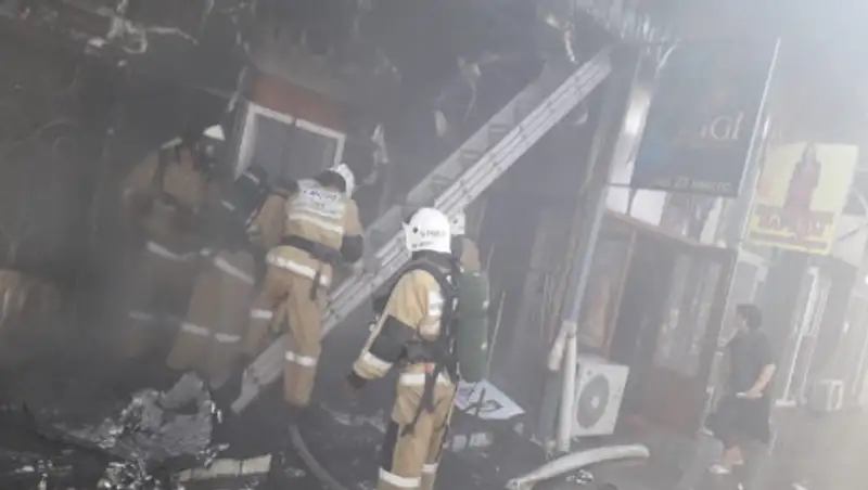 В Шымкенте горел рынок