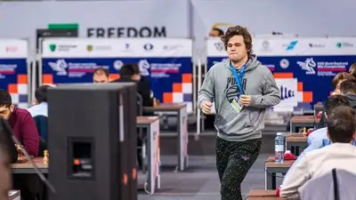 Шахматы ЧМ-2022 Опоздание, фото - Новости Zakon.kz от 30.12.2022 10:48