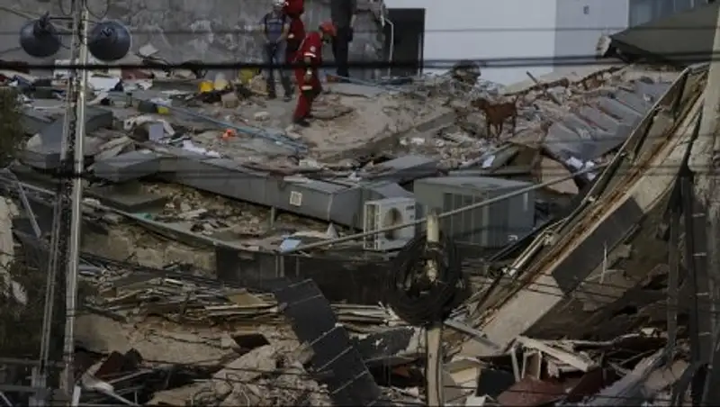 После мощного землетрясения в Мексике произошло 11 афтершоков