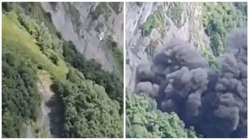 В Грузии упал вертолет пограничной полиции, спасавший парапланеристов