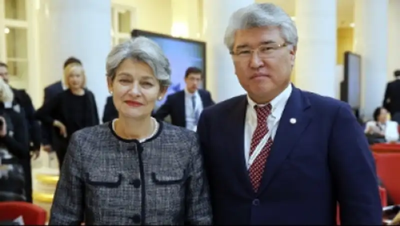 Глава ЮНЕСКО отметила новые достижения культуры Казахстана