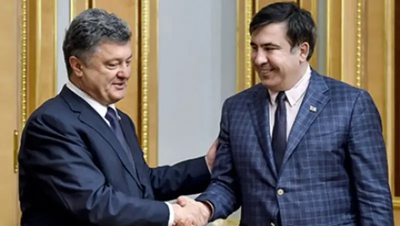Саакашвили признался в теплых чувствах к Порошенко