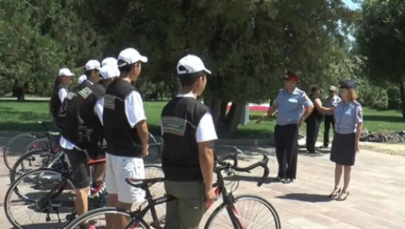 Велопатруль появился на улицах Алматы