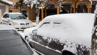 снегопад в Атырау, фото - Новости Zakon.kz от 08.02.2023 21:14