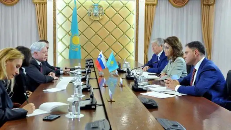 Дарига Назарбаева пригласила словенских парламентариев посетить Казахстан