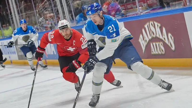 ЧМ-2023 по хоккею: казахстанцы потерпели поражение в матче со Швейцарией