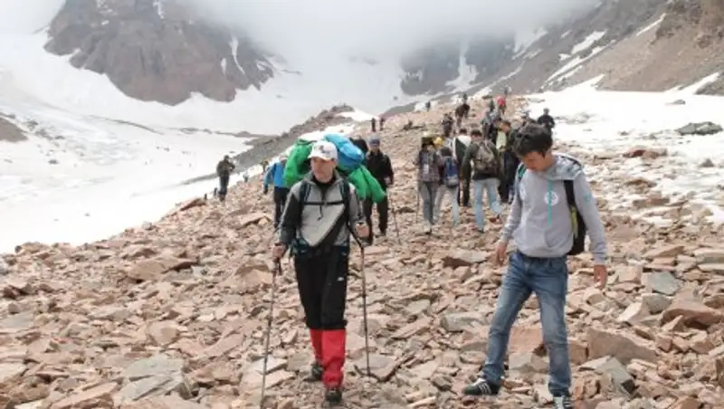 Альпиниада на пик Нурсултан собрала более 5000 человек