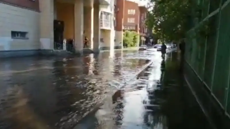 Столицу Казахстана вновь затопило