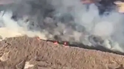 Атырау вновь накрыло дымом, фото - Новости Zakon.kz от 03.02.2023 06:31