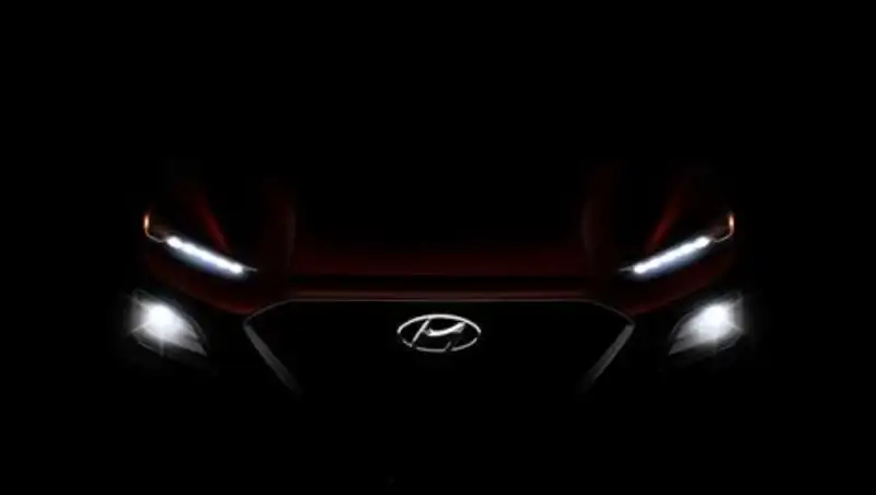 Hyundai показала «лицо» нового кроссовера Kona